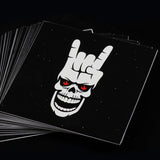 3.7 inch x 3.5 inch rectangular vinyl stickers