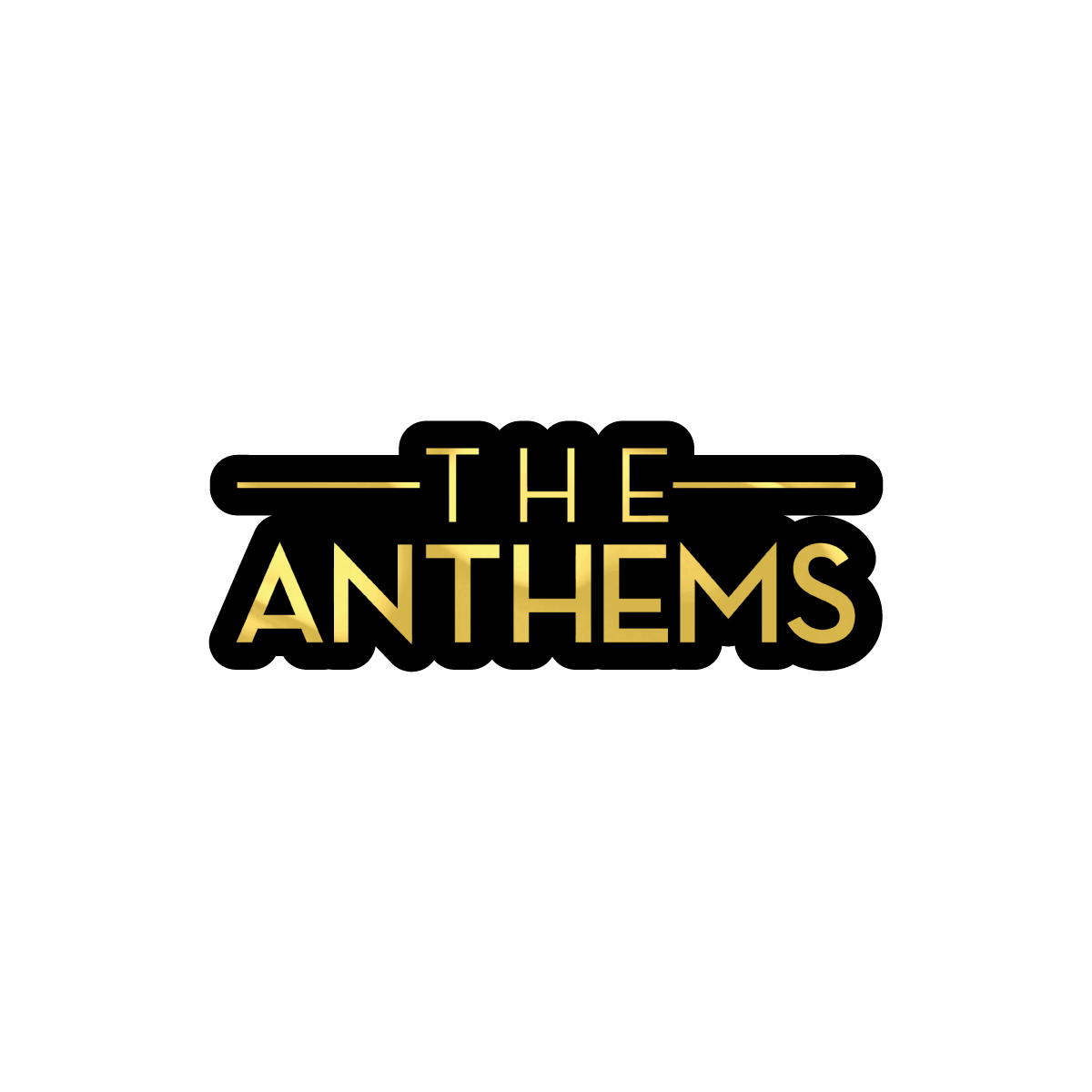 Die cut gold stickers Customskins