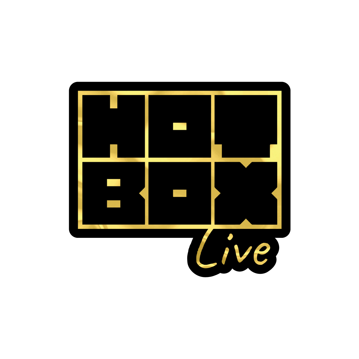 Die cut gold stickers Customskins