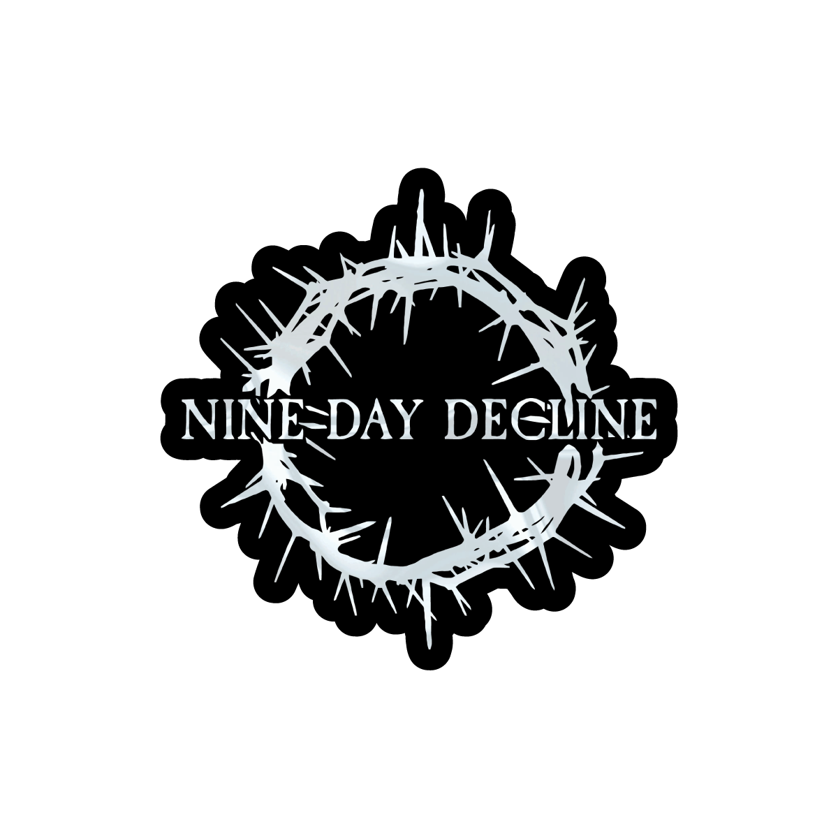 Die cut silver stickers Customskins