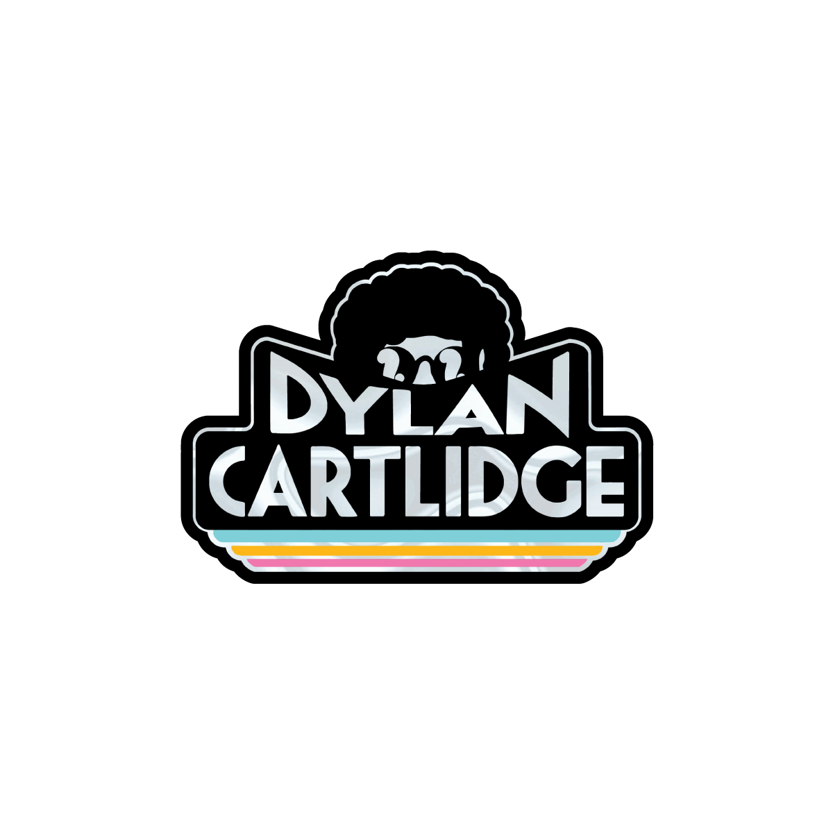 Die cut silver stickers Customskins