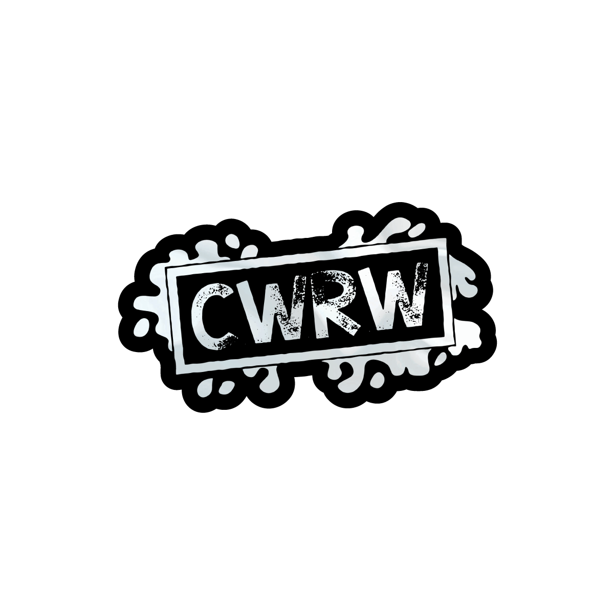 Die cut silver stickers Customskins