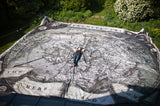 11.5m x 10m custom fabric banner
