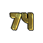 Die cut gold stickers
