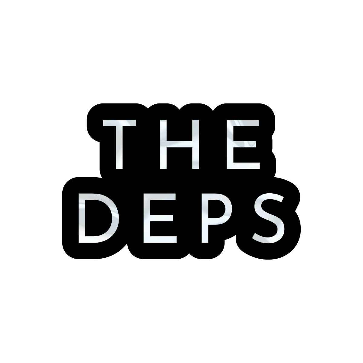 Die cut silver stickers Customskins