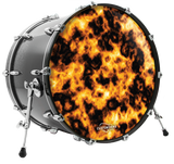 Inferno custom bass drum head