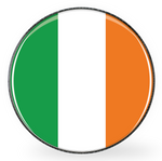 Irish Tricolour custom bass drum head